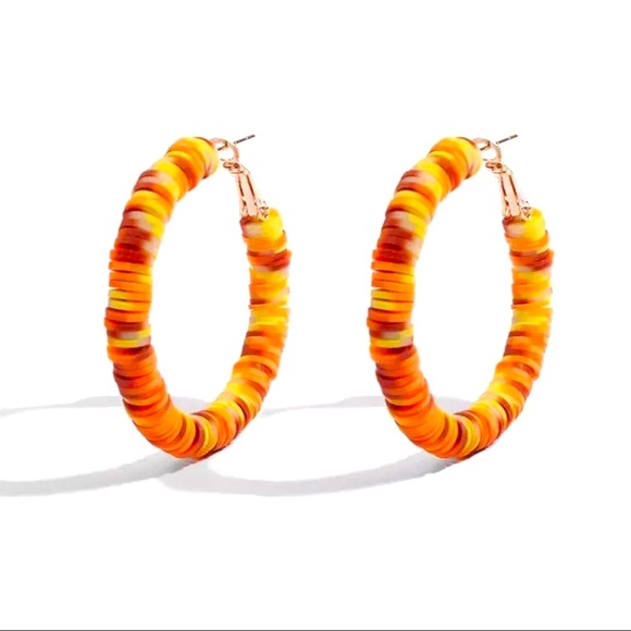 🍒3/$30 New Colorful Disc Hoops - Picture 5 of 12